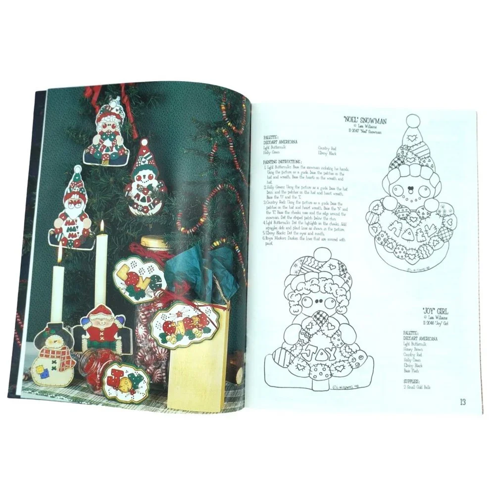 Christmas Ornaments Tole‎ Painting Holiday Crafts Provo Craft Hanging Around For